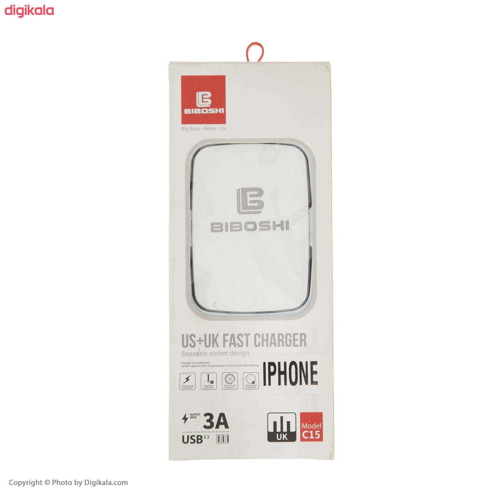 شارژر دیواری بیبوشی مدل C15 به همراه کابل تبدیل USB main 1 1