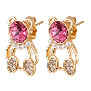 گوشواره زنانه ژوپینگ مدل عروسکی کد AAC920