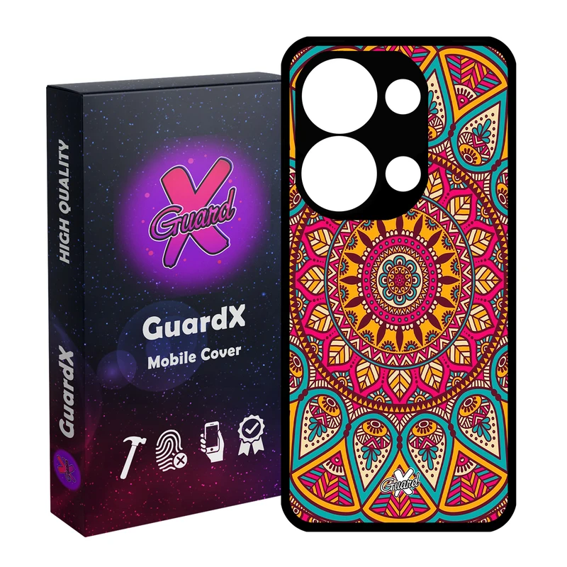 کاور گارد ایکس طرح Mandala مناسب برای گوشی موبایل شیائومی Redmi Note 13 Pro 4G / Poco M6 Pro 4G
