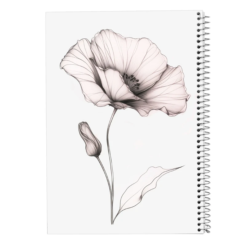 دفتر لیست خرید 50 برگ مدوپد مدل گل کد DF13793