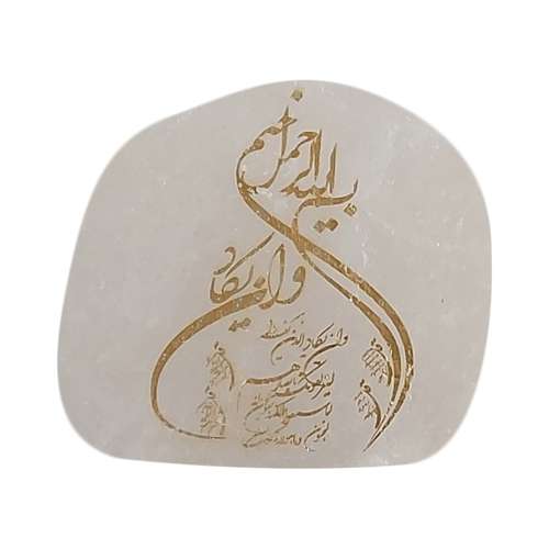 سنگ نمک دکوری طرح تیکه سنگ کد 16