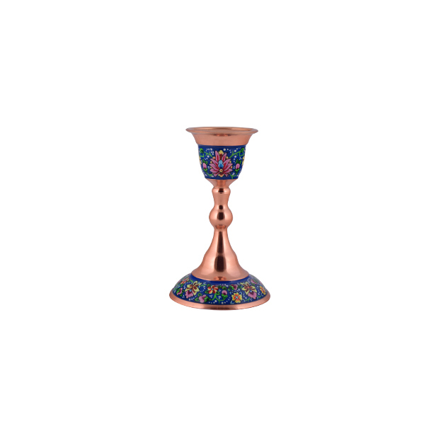 شمعدان مسی آقاجانی مدل پرداز کد P026