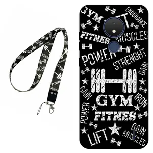 Megafone Gym 0010 Cover For Nokia C21 Mobile Neckband