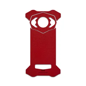 MAHOOT Red-Leather Cover Sticker for Doogee S98 Pro