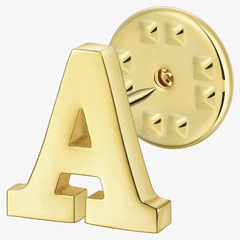 سنجاق سینه دست ساز زنانه مدل حرف A