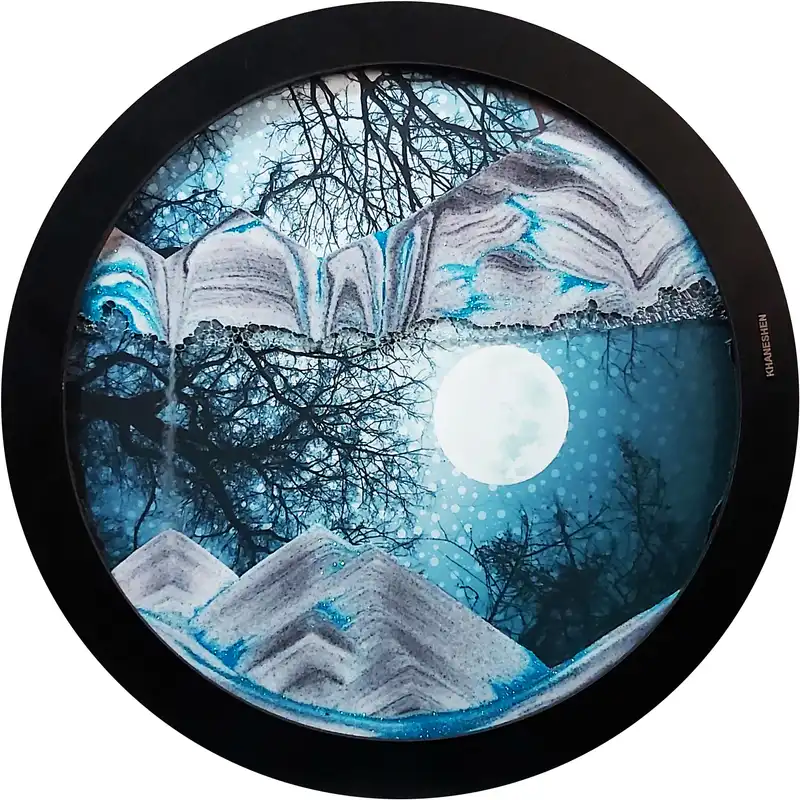 تابلو شنی خانه شن مدل 12 کد B