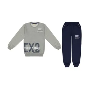 ست سویشرت و شلوار پسرانه خرس کوچولو مدل 2011261-93