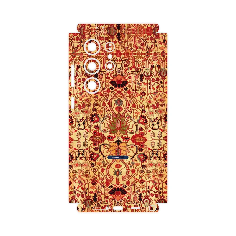 برچسب پوششی ماهوت مدل Persian_Carpet_Yellow-FullSkin مناسب برای گوشی موبایل سامسونگ Galaxy S24 Ultra
