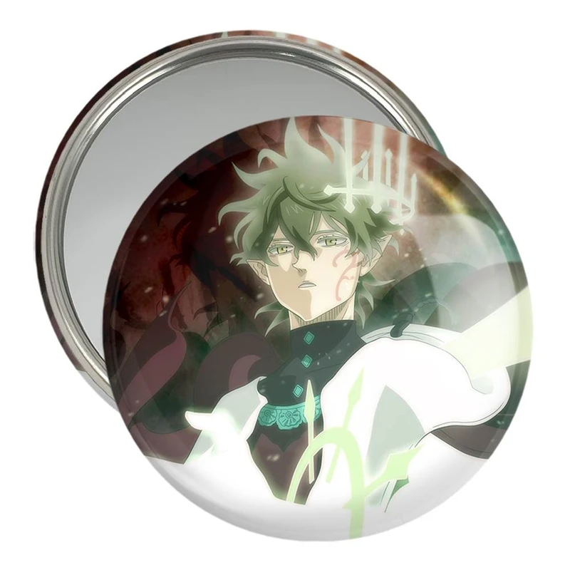 آینه جیبی خندالو مدل یونو گرینبریال انیمه بلک کلاور Black Clover  کد 11711