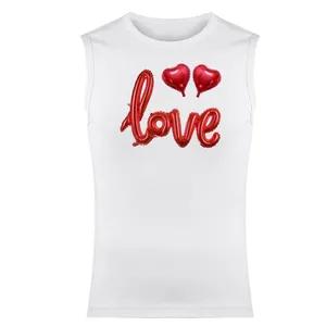 تاپ زنانه مدل LOVE کد 89 رنگ سفید