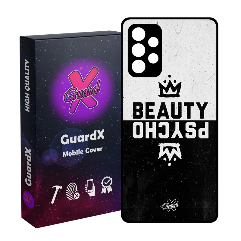 کاور گارد ایکس طرح Beauty Psycho مدل Glass10094 مناسب برای گوشی موبایل سامسونگ Galaxy A32 4G