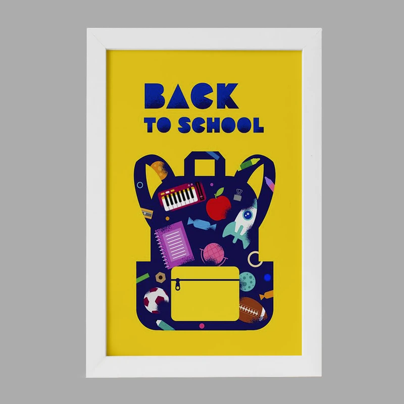 تابلو خندالو مدل بازگشت به مدرسه کد 30020