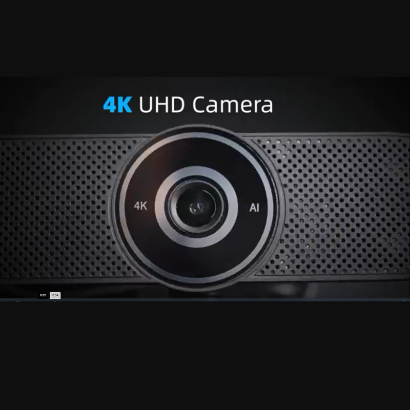 وب کم پاویفو مدل 4K AI Auto-Framing With Remote Control