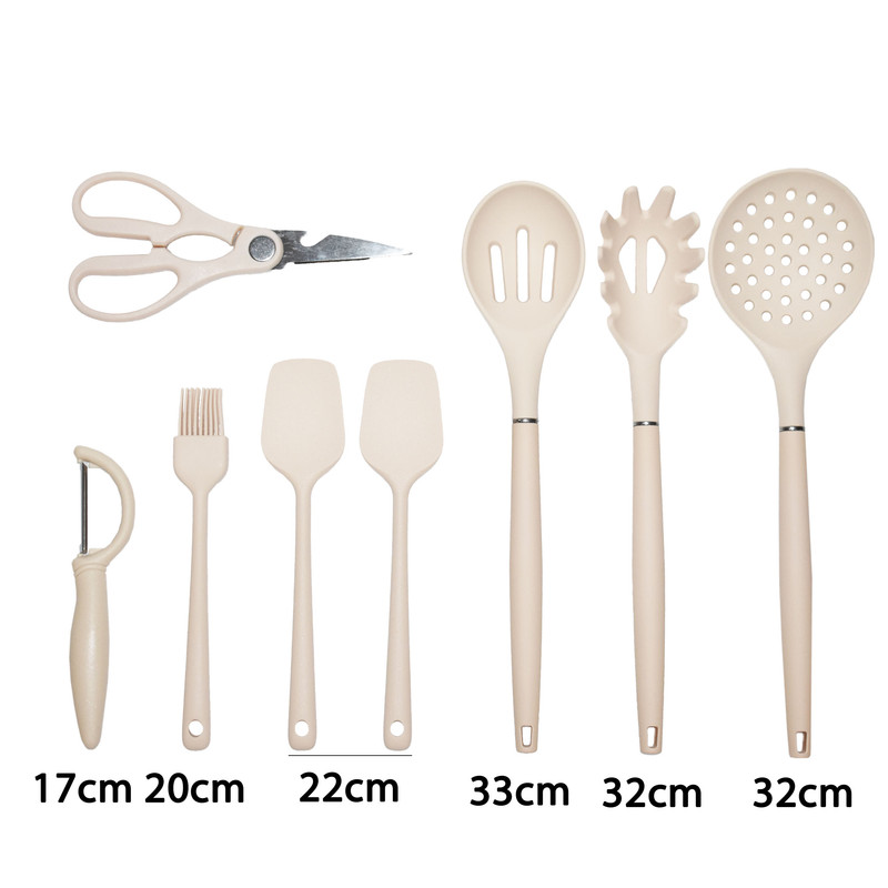 سرویس چاقو و کفگیر و ملاقه 14 پارچه شاهین مدل SHN1030