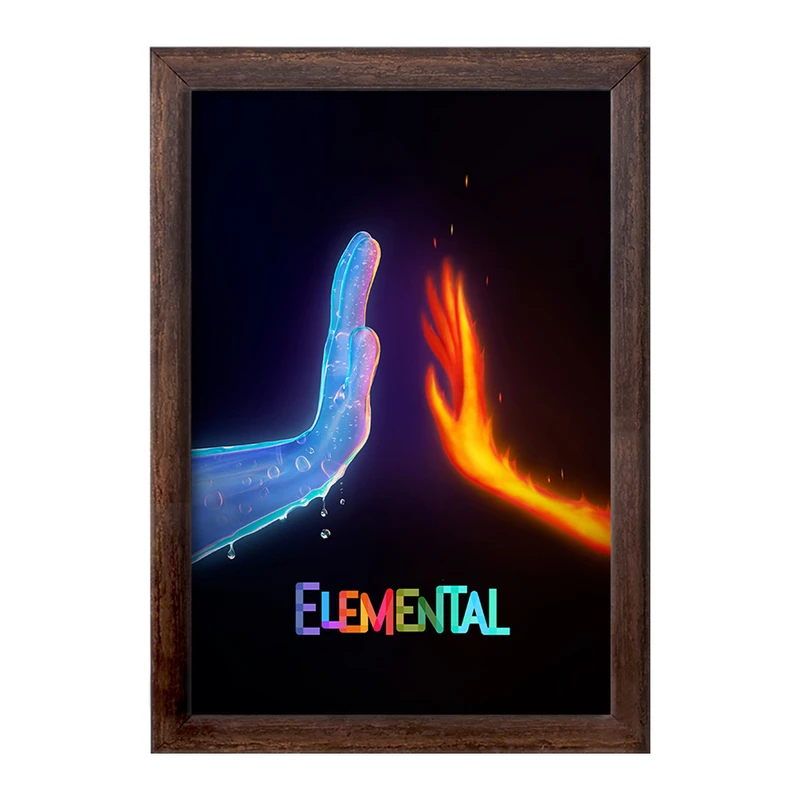 تابلو خندالو طرح بنیادین Elemental کد 31036