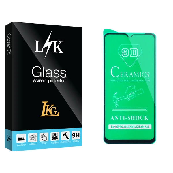 محافظ صفحه نمایش سرامیکی ال کا جی مدل LK Glass مناسب برای گوشی موبایل سامسونگ Galaxy A12