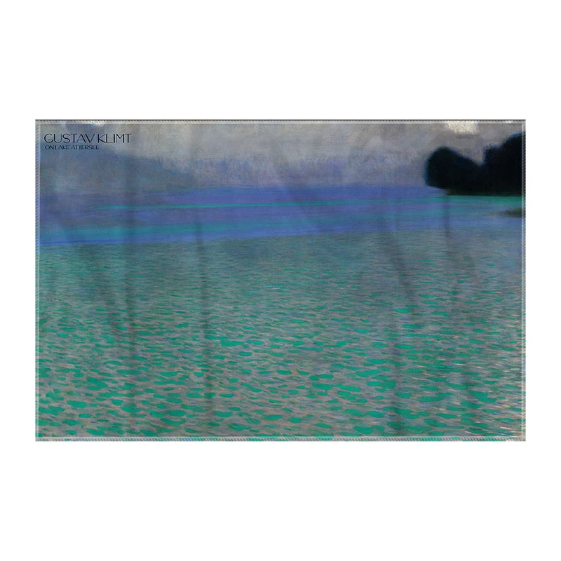 کاغذ کادو ترمه طراحان ایده مدل دریاچه اترسی از کلیمت کد art0096