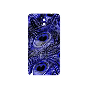 MAHOOT Purple Feather Cover Sticker for Samsung Galaxy Note 3