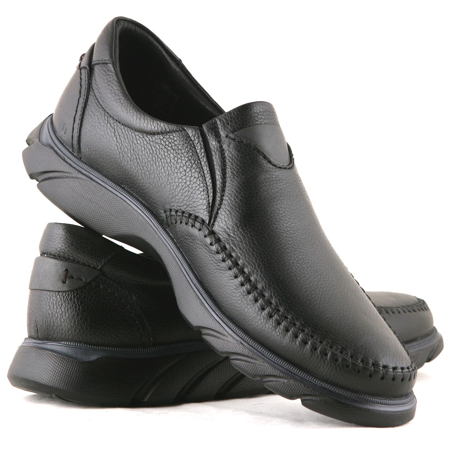کفش طبی مردانه چرم یلسان مدل هنری کد GF-561-msk -  - 7