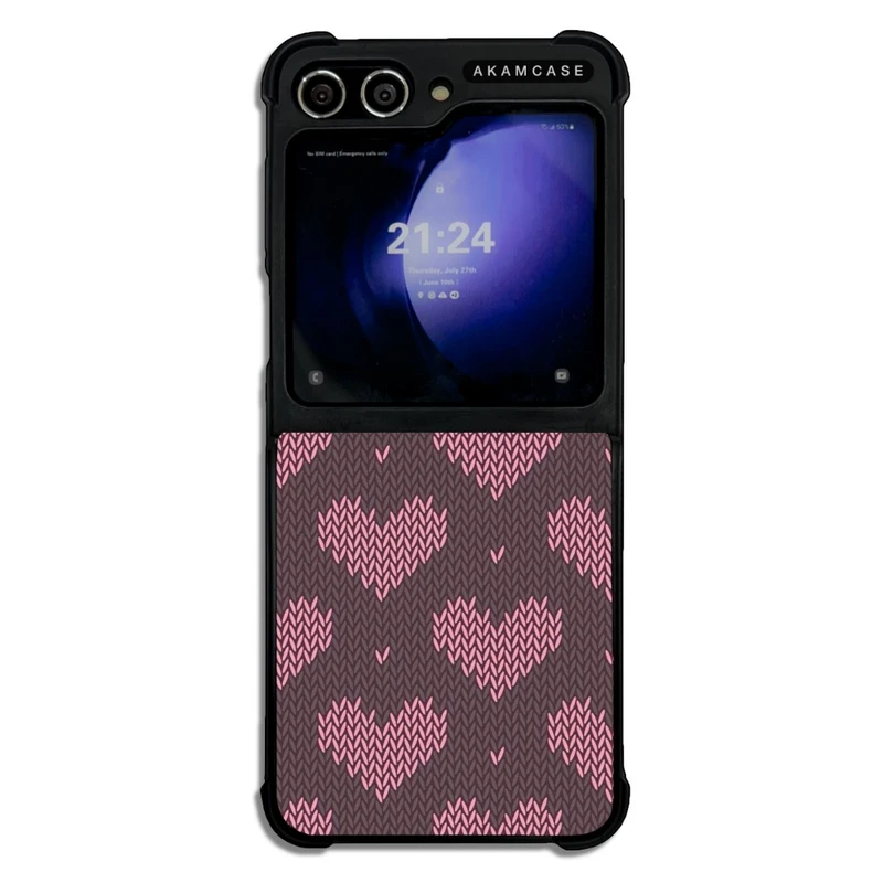 کاور آکام مدل AMC-WSGZFLIP5-WINTER FABRIC5 مناسب برای گوشی موبایل سامسونگ Galaxy Z Flip 5