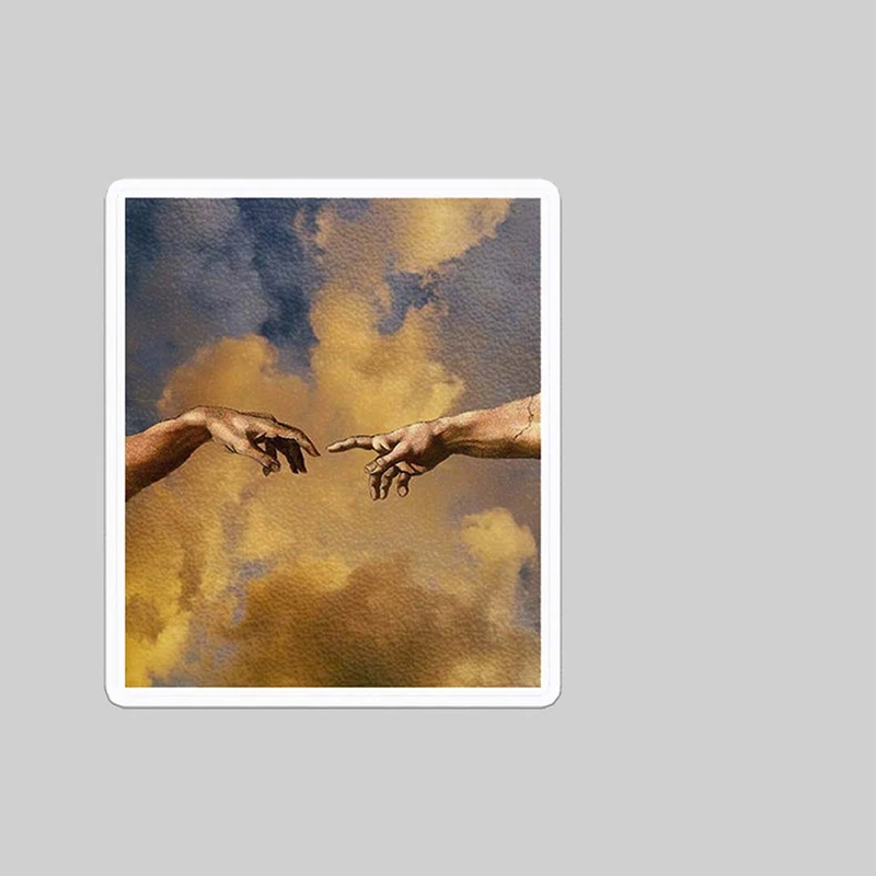  استیکر لپ تاپ طرح نقاشی افرینش 001 کد 1807