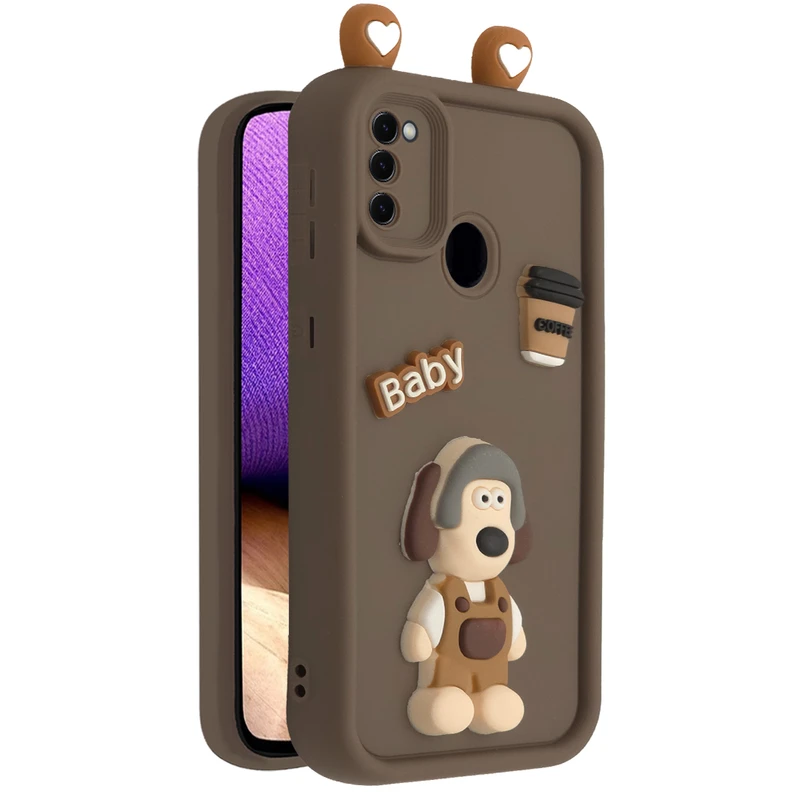 کاور مدل KittyDog مناسب برای گوشی موبایل سامسونگ Galaxy M21 / M21 2021