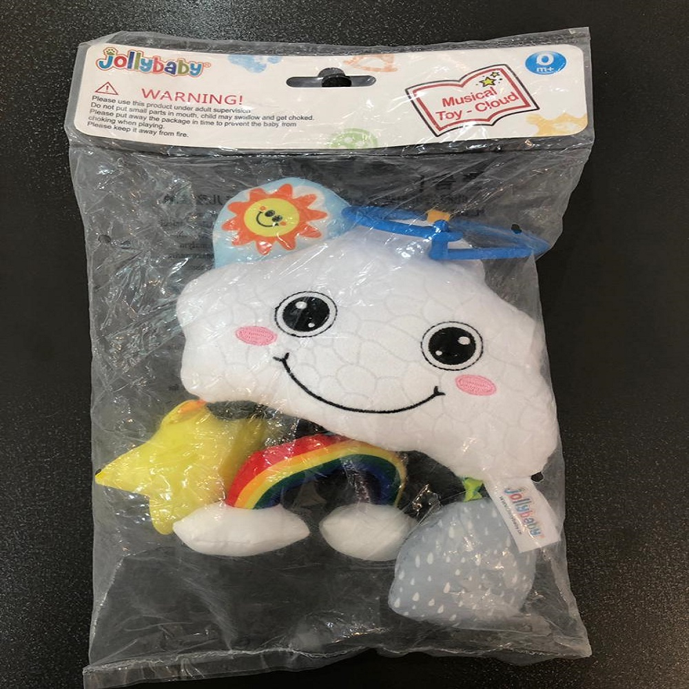 آویز تخت کودک جولی بی بی مدل WLTH8258J طرح ابر