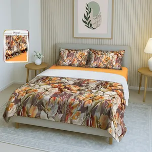 سرویس ملحفه دو نفره 4 تکه پامیل مدل RI950SQ