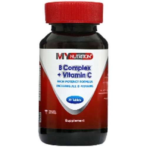 قرص ب کمپلس ویتامین سی مای نوتریشن بسته 30 عددی