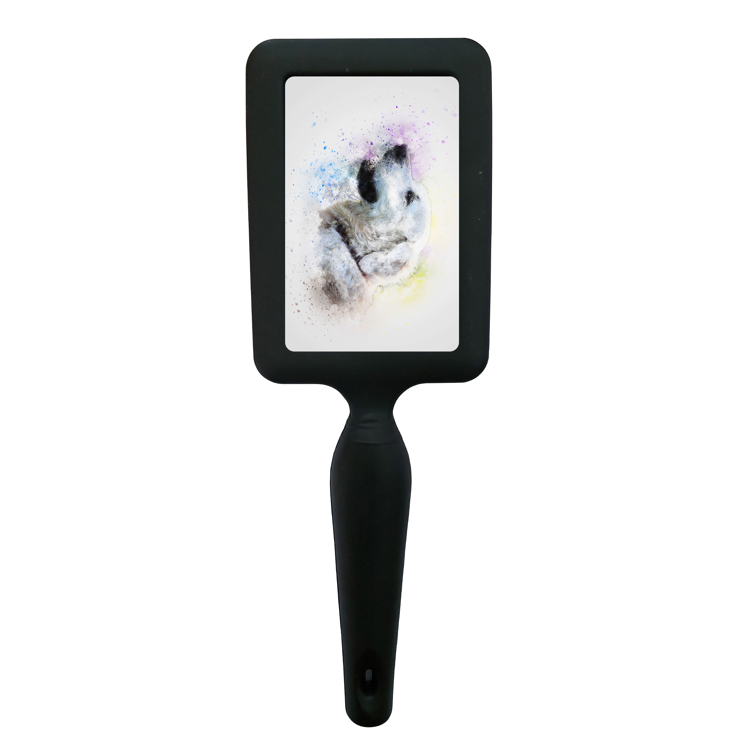 برس مو طرح انتزاعی سگ مدل B1149