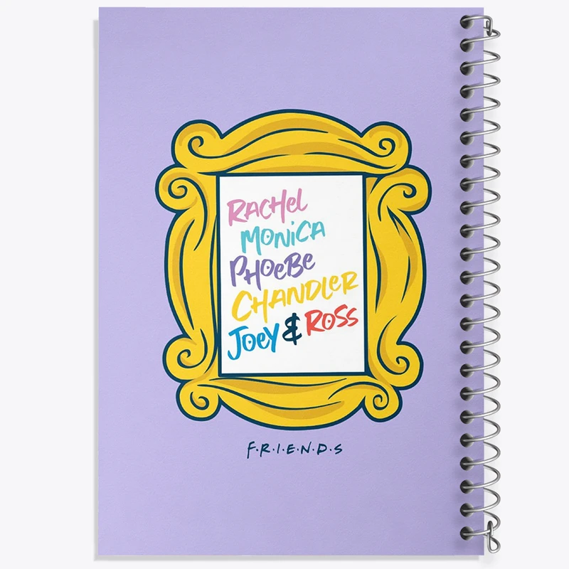 دفتر شطرنجی 50 برگ خندالو مدل فرندز Friends کد 31174