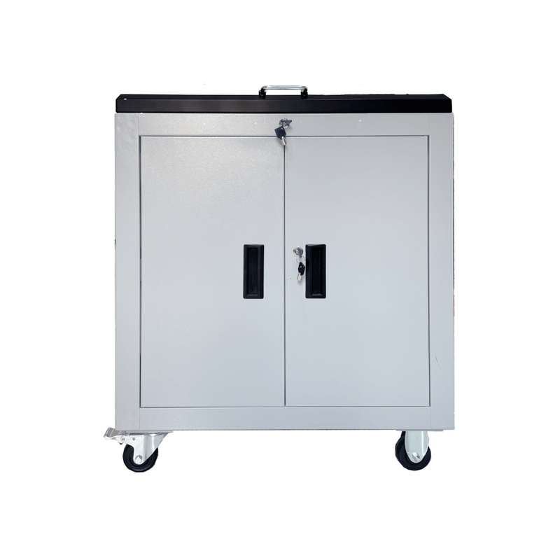 میز ابزار کارگاهی مدل 3 طبقه درب دار کابینتی میز ابزار کارگاهی مدل 3 طبقه درب دار کابینتی