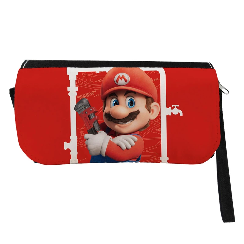  جامدادی مدل دوزیپ طرح انیمیشن برادران سوپرماریو کد NI1300