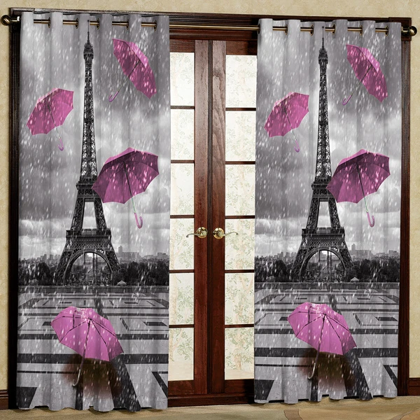 پرده مدل مخمل پانچی کد 7442 سایز 280x140 سانتی متر