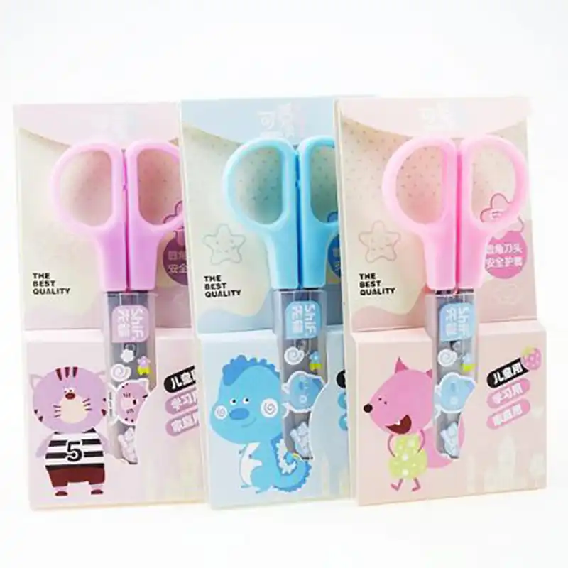 قیچی کودک شیف مدل غلاف دار