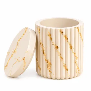 گلدان سنگی پردیس طرح شیاردار 