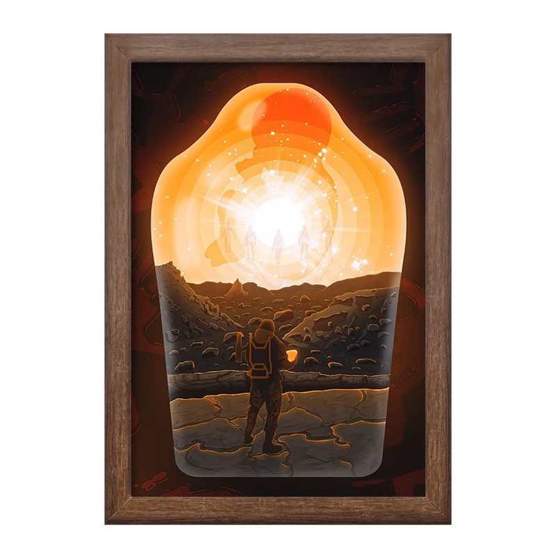 تابلو خندالو طرح بازی دث استرندینگ (Death Stranding) کد 35165