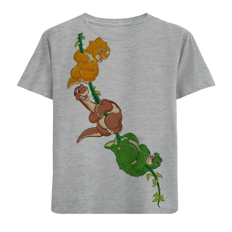 تی شرت آستین کوتاه بچگانه مدل طناب دایناسور ها F430