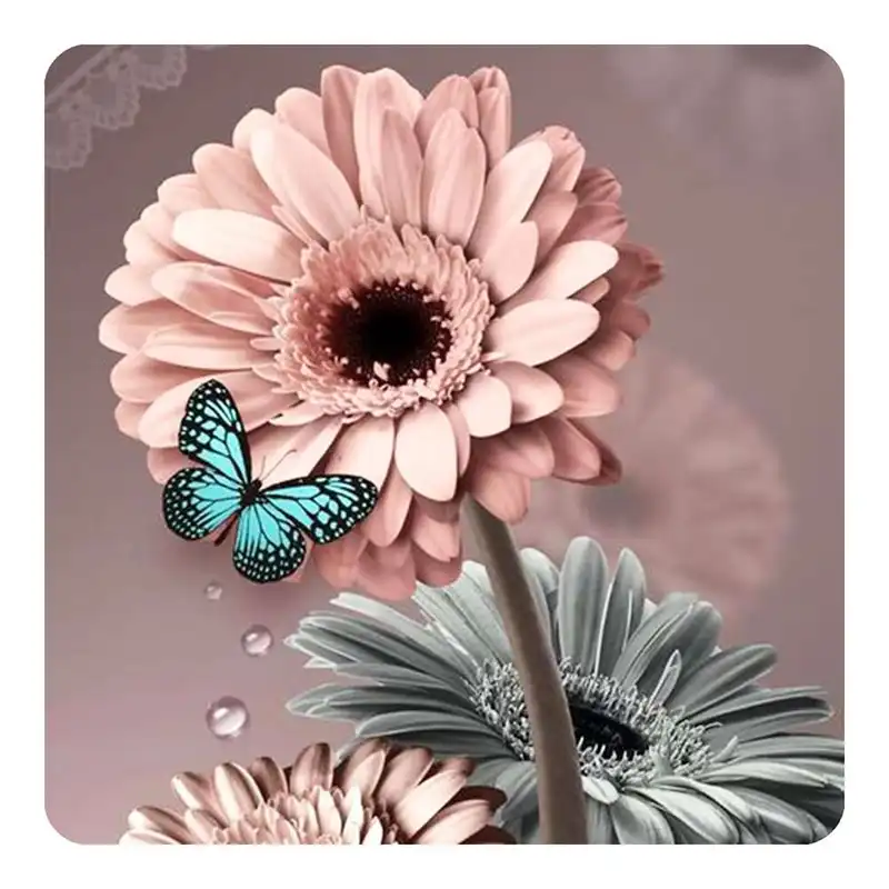 مگنت طرح گل و پروانه مدل mg10200