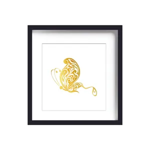 تابلو طلاکوب زرکات طرح پروانه مدل Butterfly