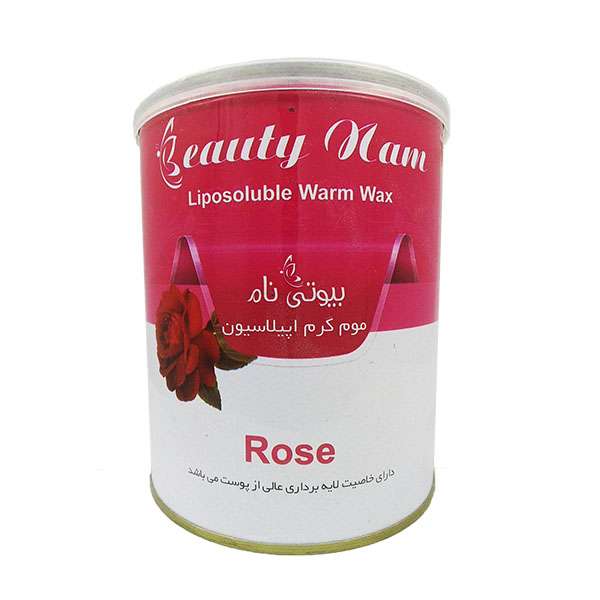 موم بیوتی نام مدل Rose وزن 800 گرم موم بیوتی نام مدل Rose وزن 800 گرم