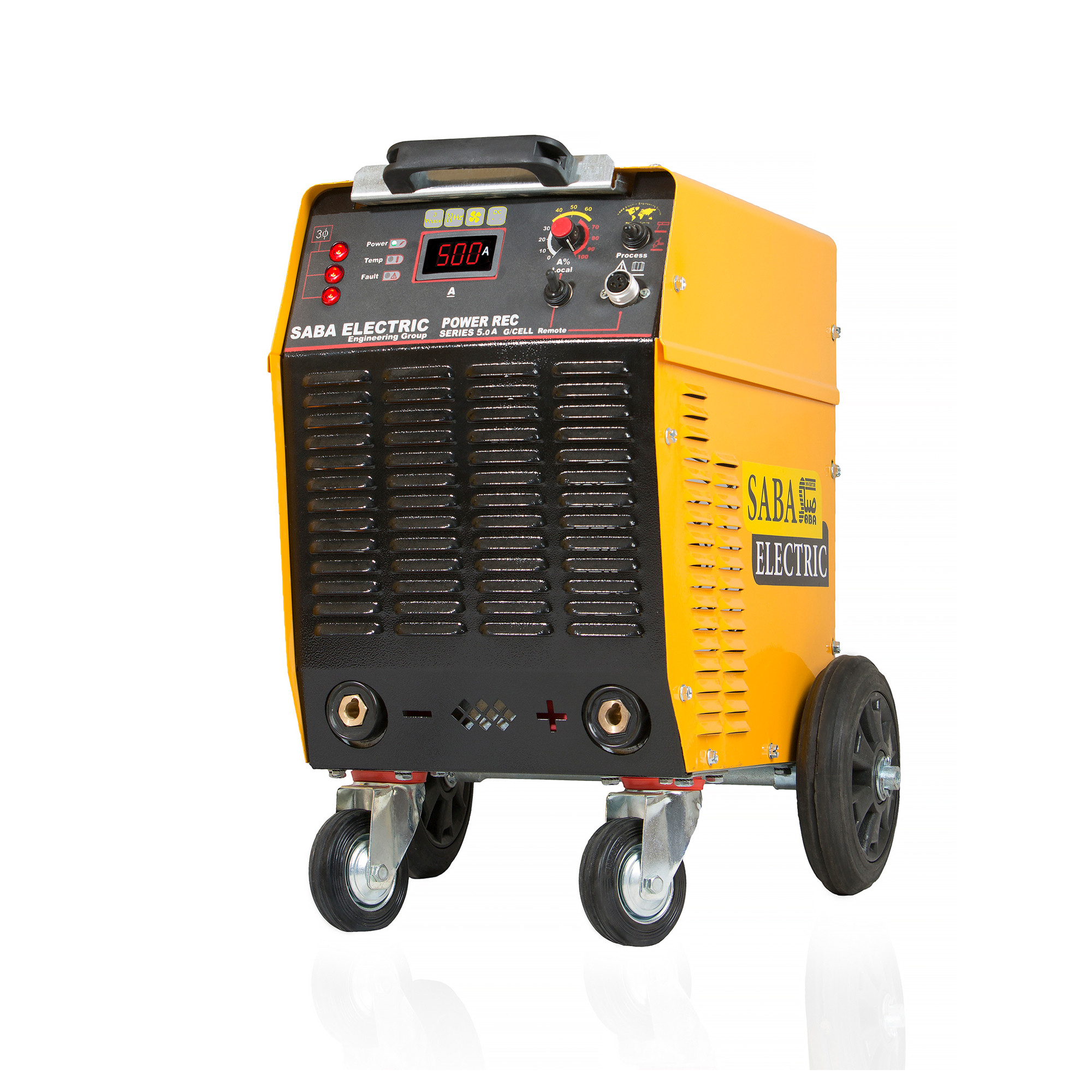 دستگاه جوش 500 آمپر صبا الکتریک مدل POWER REC SERIES 5.0 A G/CELL