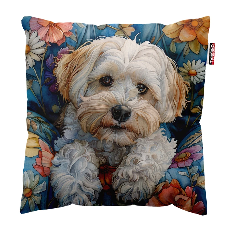 کوسن پاد آفرین مدل فانتزی طرح سگ کد PK402335 سایز 40*40 سانتی متر