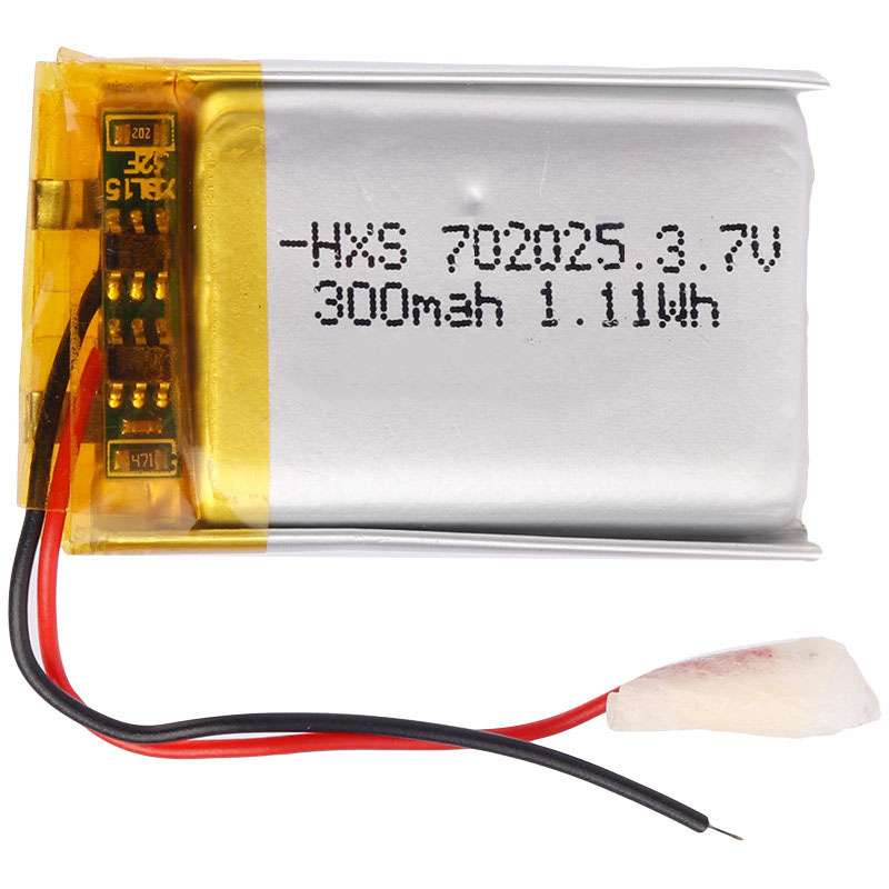 باتری لیتیوم پلیمر مدل HXS702025 ظرفیت 300 میلی آمپر ساعت باتری لیتیوم پلیمر مدل HXS702025 ظرفیت 300 میلی آمپر ساعت