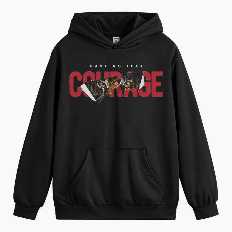 هودی مردانه مدل ببر mo356