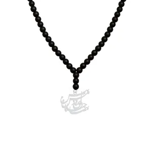 گردنبند نقره زنانه هایکا مدل بیا جانا دل پر درد من بین n.ha1 - 602