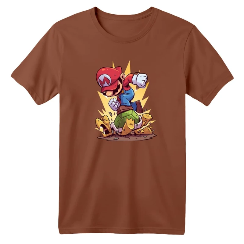 تی شرت آستین کوتاه بچگانه مدل ماریو کد ۲