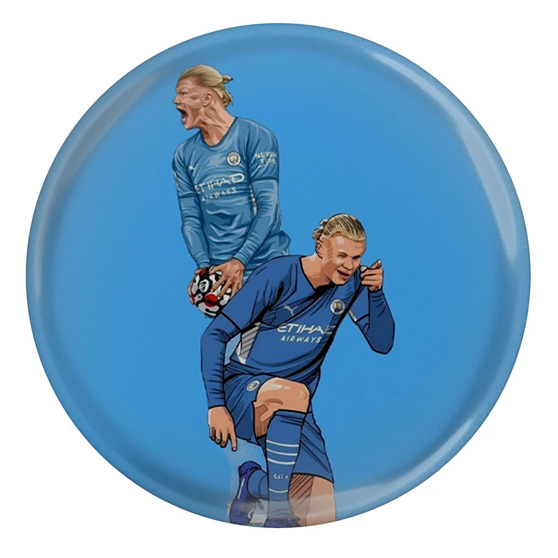 مگنت مدل S13644 طرح ارلینگ هالند بازیکن فوتبال منچستر سیتی