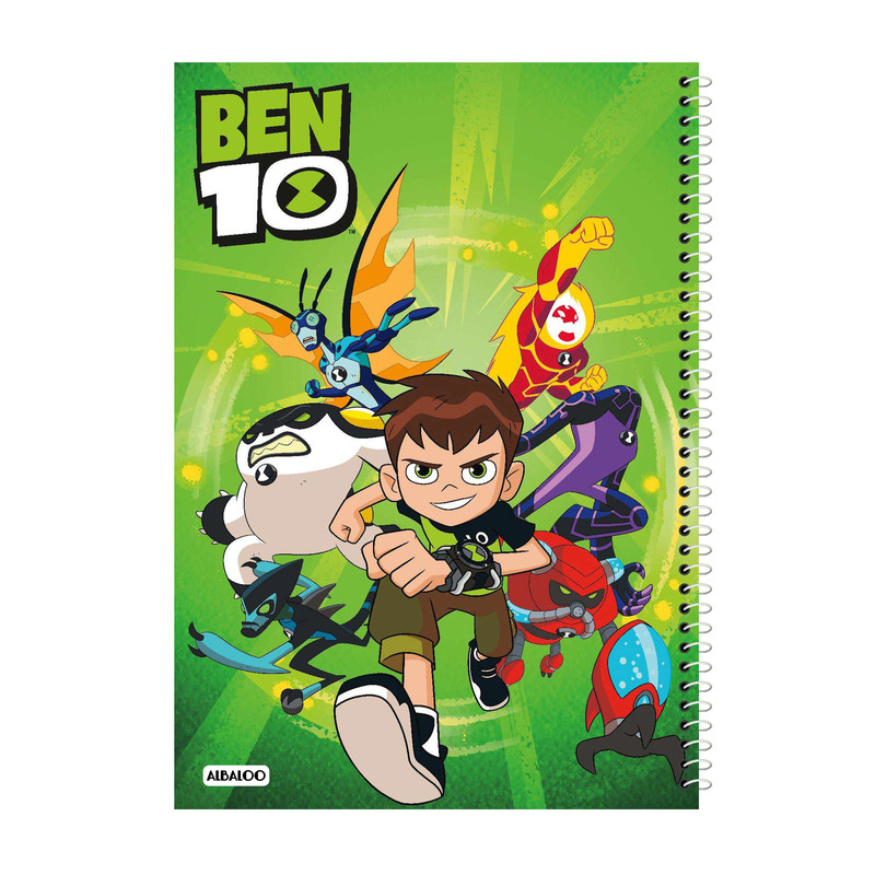دفتر مشق 50 برگ آلبالو طرح انیمیشن بن تن کد 2159
