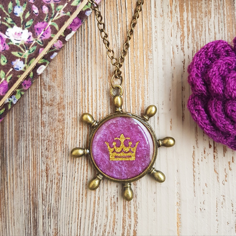 گردنبند دخترانه مدل ملکه گردنبند دخترانه مدل ملکه